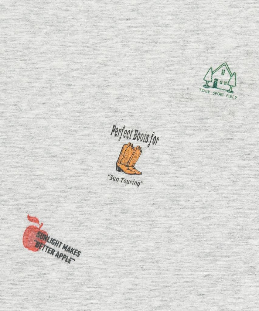 Sun Love Collage Tee Heather Gray