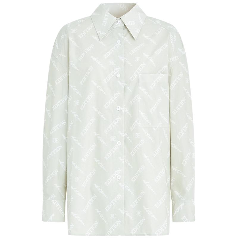 Edition Women s Retro Logo Print Loose Fit Shirt