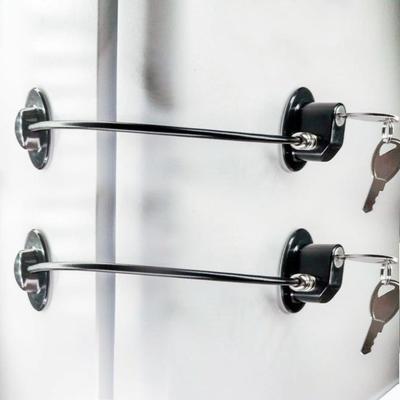 Safety Baby Locks Refrigerator Door Lock Plastic Security Blocker Padlock Children's Safety Shifting Door Lock