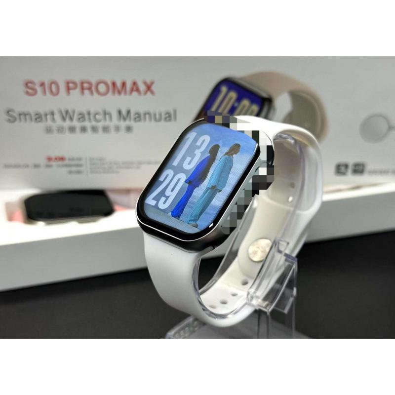 Smartwatch S10: Wielofunkcyjny zegarek Bluetooth z NFC, śledzeniem aktywności sportowej, monitorowaniem stanu zdrowia i płatnościami Alipay.