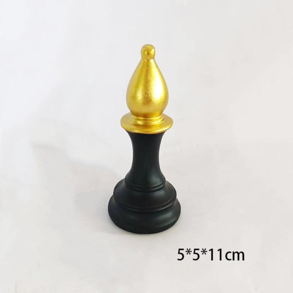Collection Objects International Chess Ornaments Black White King Height Chess Home Decor