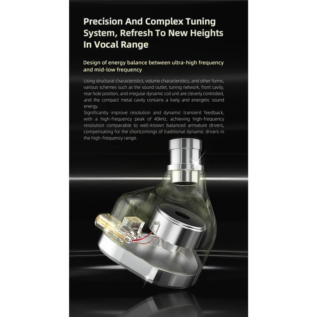 QKZ ODIN Earphones HIFI Monitoring Vocal 3-Level Tuning Switch Metal Heavy Bass Earbuds Dynamic Sport Music Headsets D-Fi Castor