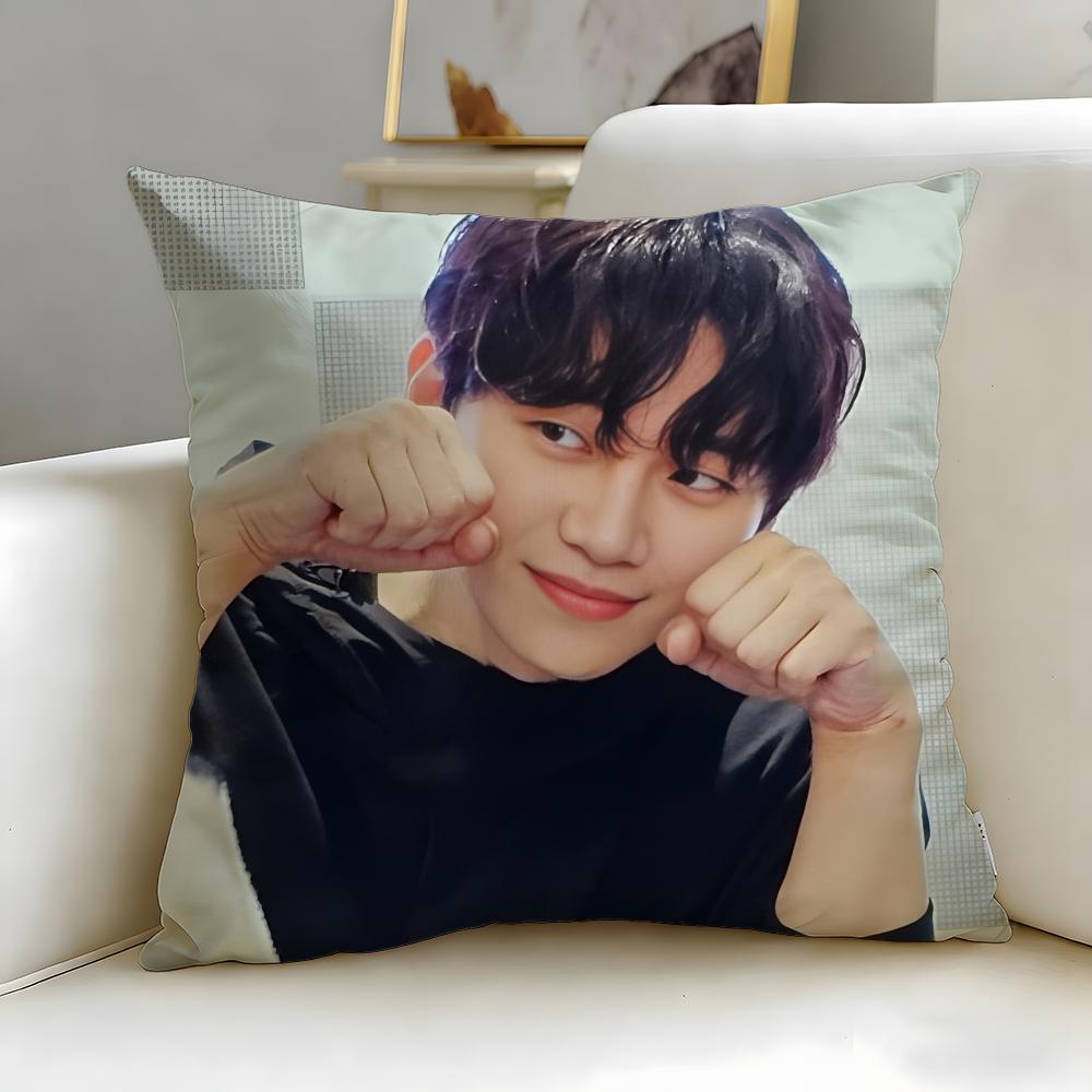 popular actor Lee Junho Cushion Cover Soft  EasyWash Pillow Case  Versatile for Couch Bed Travel and Office