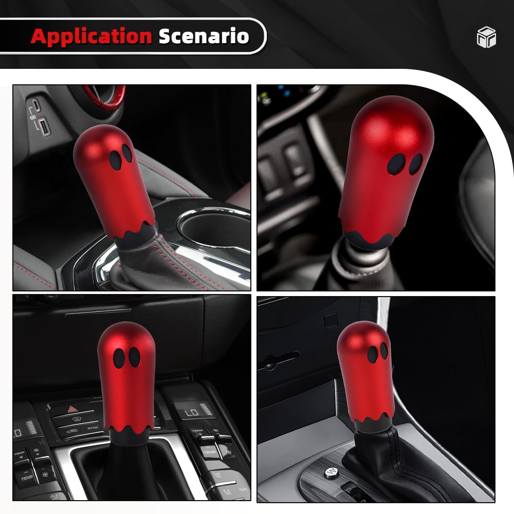 MUTEKI Car Shift Knob, Halloween, Ghost, Cute, Demon Style, Universal Gear Shift Knob, Extendable,