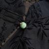 Short Sleeve Cheongsam T-Shirt Jacquard Weave Slanting Lapel Top  Summer Outfit