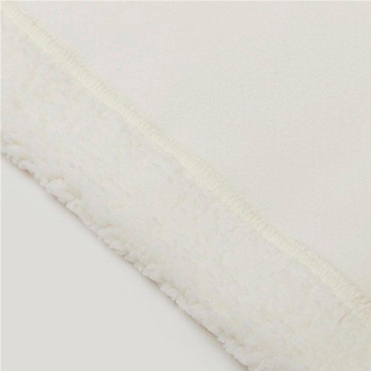 Puma Solid Color Faux Shearling Warm Hoodie Pullover Men Tops Ivory-White 533122-73