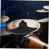 Yardwe Cymbal Rubber Mute Pads for Drum Cymbals, Crash Cymbals, Soundproofing, Noise Reduction, 14-inch and 16-inch, Black, 33x21.5x0.5cm, 160g, 2-Pac