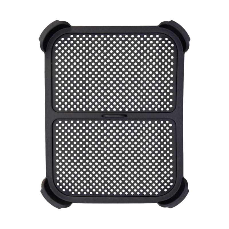 

Oil Containment Splatters Shield Suitable for Air Fryers Ventilated Design High Temperature Durability Silicone Texture