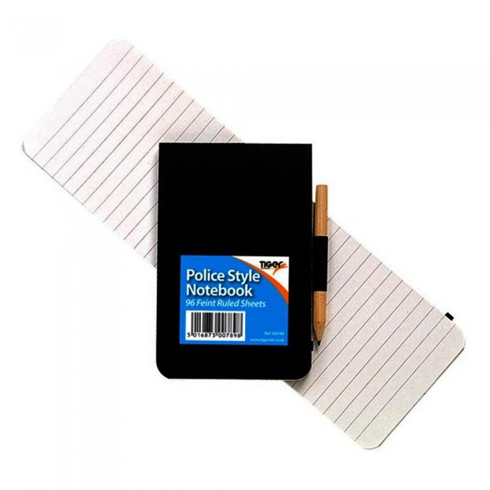 Tiger Stationery Police Style Notebook