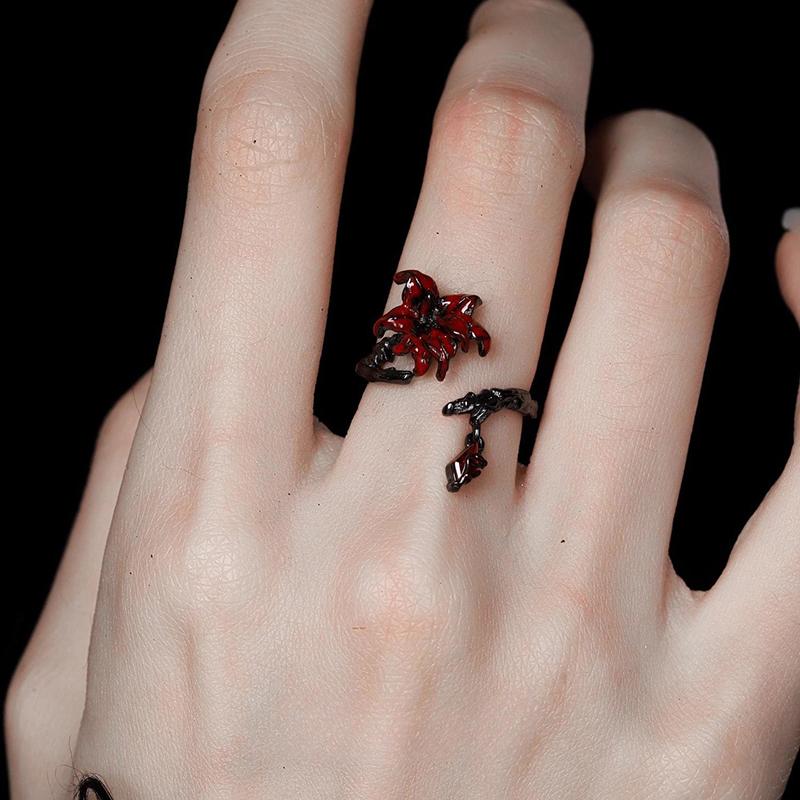 Mandala Çiçeği Püsküllü Kolye Küpe Yüzük Bilezik Punk Goth Kolye Y2K Tatlı Havalı Tarz Baharatlı Kız Takı Hediyesi