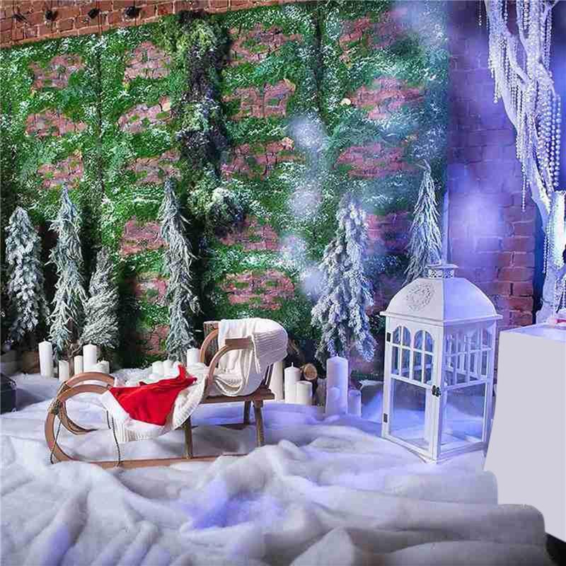 Cotton Soft White Blanket Artificial Xmas Christmas Party Decor Cotton Fake Christmas Tree Scene Decoration Props