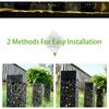 1/6PCS Solar Pathway Lights Outdoor LED Garden Lights Auto On/Off Dusk To Dawn Waterproof Hollow-Out Design for Yard Lawn Patio Christmas