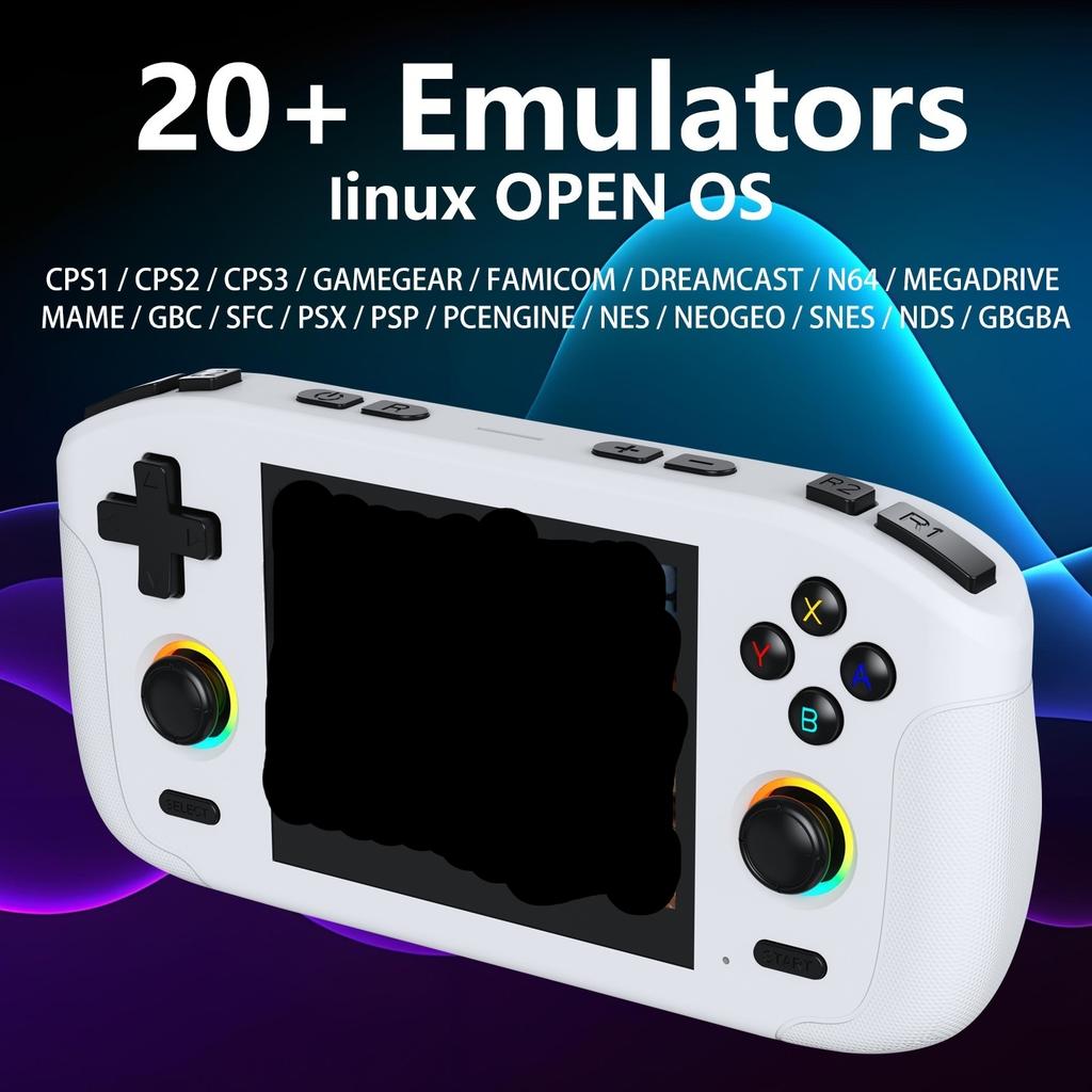 RK35H Handheld Game Console 3.5Inch IPS HD 64GB Retro Games Consoles Linux System Portable Pocket Video Game Player