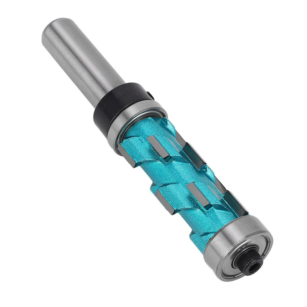 Flush Trim Router Bit 12 Inch Shank 43mm Cutting Length 19mm Cutting Diameter Double Bearing