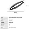 1 Pair Fiber Headlight Eyebrows Eyelids Sticker Replacement For F10 2014\-2016 Car Interior Decor
