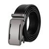 Meier First-layer cowhide automatic buckle men belt genuine leather business genuine black pants wide waistband