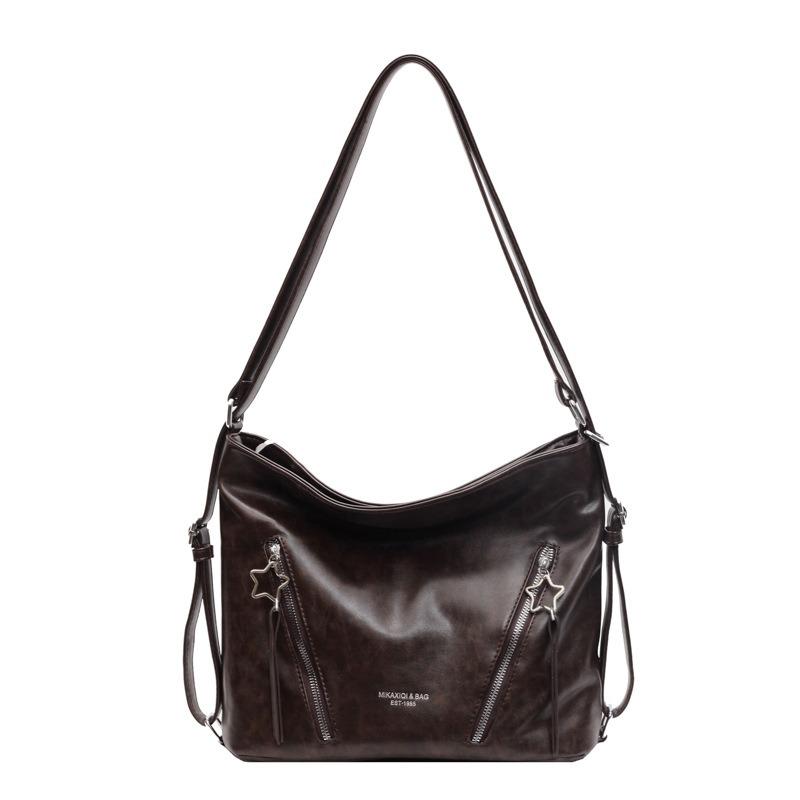 Autumn and winter tote bag women's new large-capacity commuting backpack can be crossbody versatile high-texture going out backpack