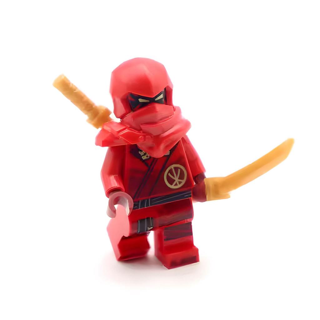Kai Season 17 Ninja Minifigure Blocks - Phantom Lloyd, Kosora Alinzan, Lego-Compatible Building Toy