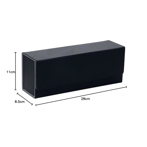 Trading Card Heaven Deck Case, 3-Divider Card Case, Stores Trading Cards in Sleeves, Holds 300 Cards, and Includes Dice Storage