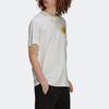 Adidas Originals Trefoil Cartoon Letter Print Crew Neck Short Sleeve T-Shirt Men Tops White HP0448