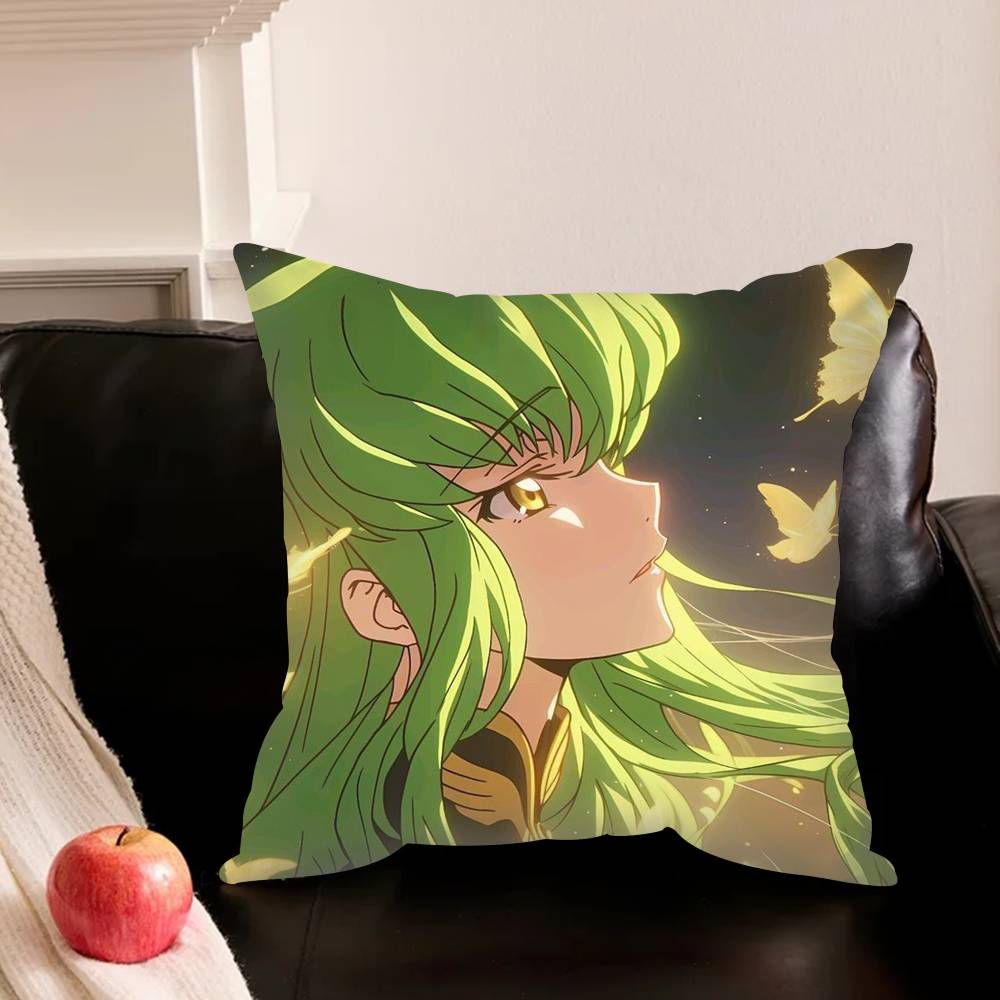 Code Geass Anime Various Sizes Square Pillowcase For Car Home Bedchamber Decor