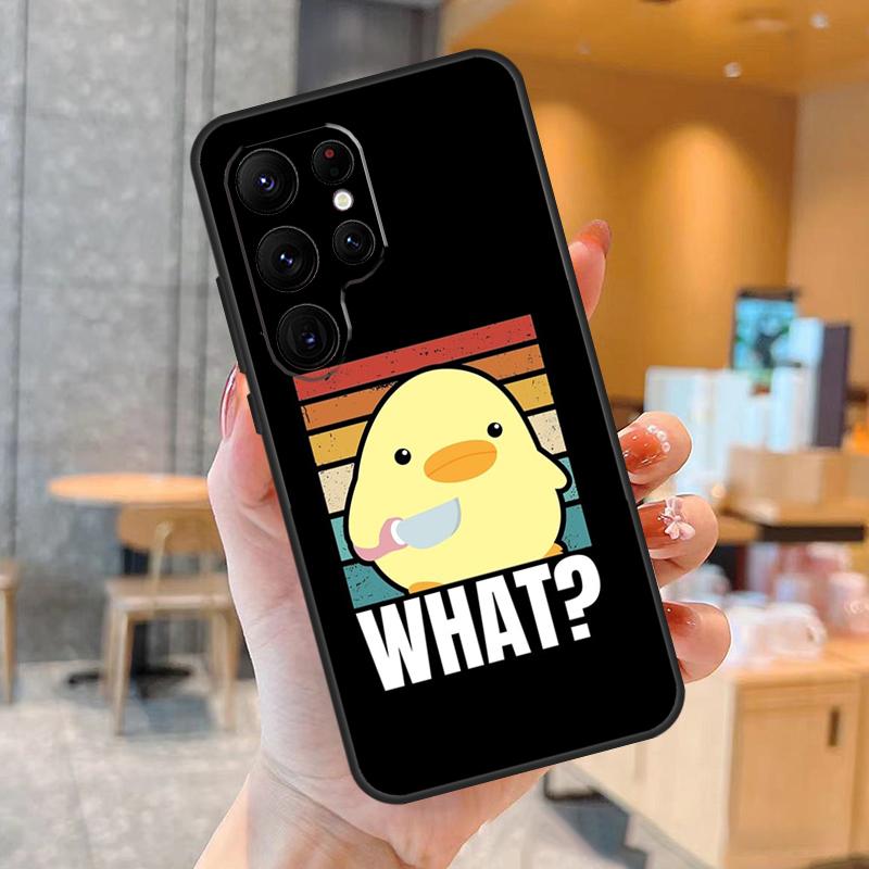 

Cartoon Cute Goose Duck Phone Case For Samsung Galaxy S25 S24 S23 S22 S21 S20 Ultra S9 S10 Plus S25 FE Back Cover Galaxy S24 Plus