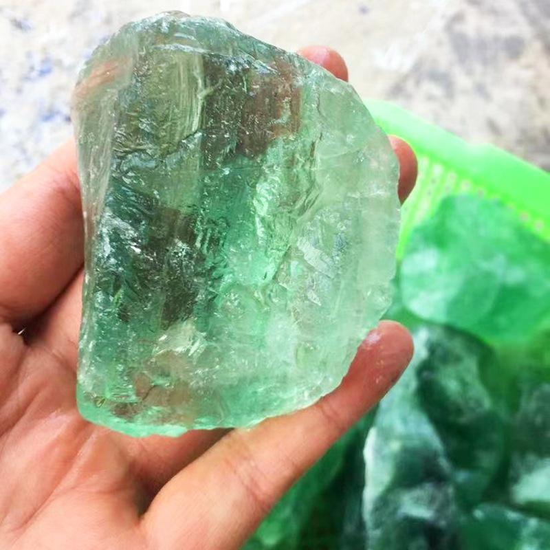 Light Amethyst Fluorite Aromatherapy Stone Amethyst Stone Carved Large 5-7cm Gift Rough Stone