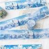 6 Stile 5cm * 200cm/Rolle Reisezeit-Thema Schöne Landschaft PET-Klebeband DIY Handgemachte Materialien Scrapbooking Hintergrunddekoration