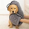 Super Absorbent Pet Bath Towel Soft Large Pet Bath Robe Foldable Skin-Friendly Pet Cleaning Washcloth Pet Grooming