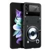 Z Flip 4 Phone Case for Samsung Galaxy Z Flip 3 5G ZFlip3 Flip3 Zflip Flip4 Black Hard Cover Vintage Tape Camera Gameboy Shell