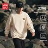 MINISO Men's Oversized Round Neck Pullover Sweatshirt