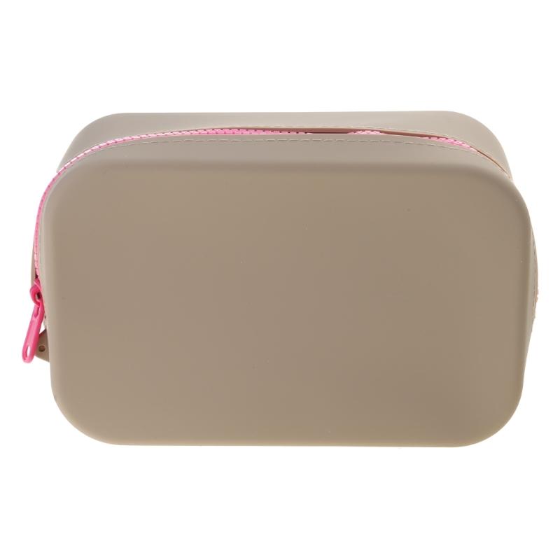 Stylish and Practical Silicone Makeup Bag Storage Organizer with Large Capacity Toiletries Pouches