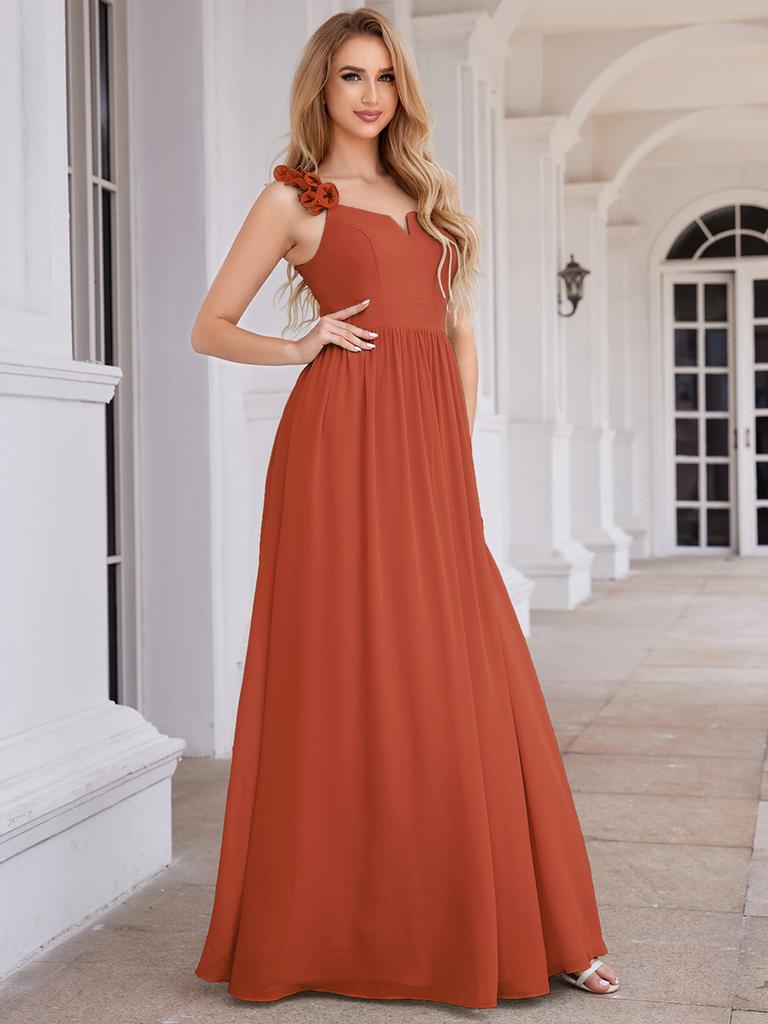 sachin and babi light blue dress Deep V Neck Draped Dusty Rose Velvet Bridesmaid Dress main image 1