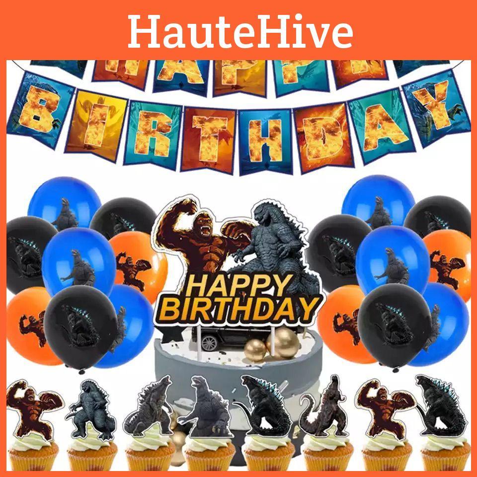 Articole de petrecere aniversară Godzilla pentru copii pentru o celebrare distractivă și festivă
