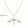 European and American Jewelry Cross Pendant Necklace Clavicle Chain Long Holy Mother