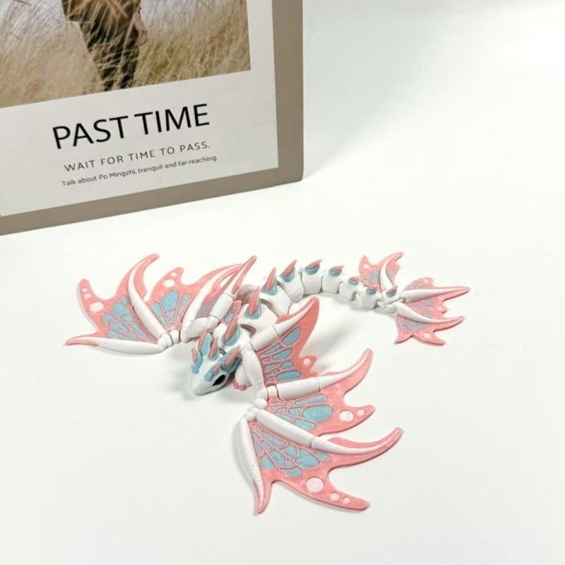 

3D Printed Emperor Dragon Cross Border Hit High Aesthetic Color Scheme Cute Durable Mini Ornament Stylish Desktop Decoration