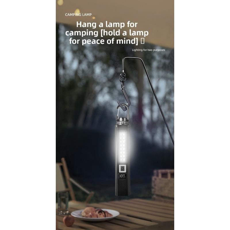 LED Super Bright Flashlight, Rechargeable with Hook & Strong Magnet, Inspection Light for Outdoor & Emergency Lighting
