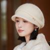 Vinter Dame Lue Varm Beanies Strikkede Luer Dame Kanin Pels Lue Høst Vinter Dame Mote Lue Skullies Beanies