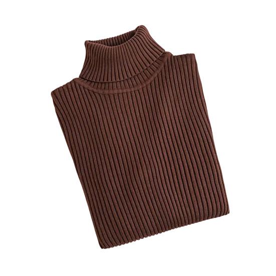 Women Bottom Sweater Turtleneck Long Sleeve Slim Fit Knitting Tops