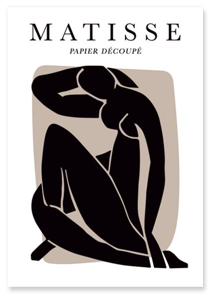

Plakat henri matisse czarna postać 30x40 cm