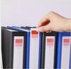 Qixin Fast 2-3 Inch Black/Blue 2-Hole Labor File Storage Folder
