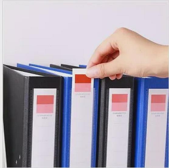Qixin Fast 2-3 Inch Black/Blue 2-Hole Labor File Storage Folder