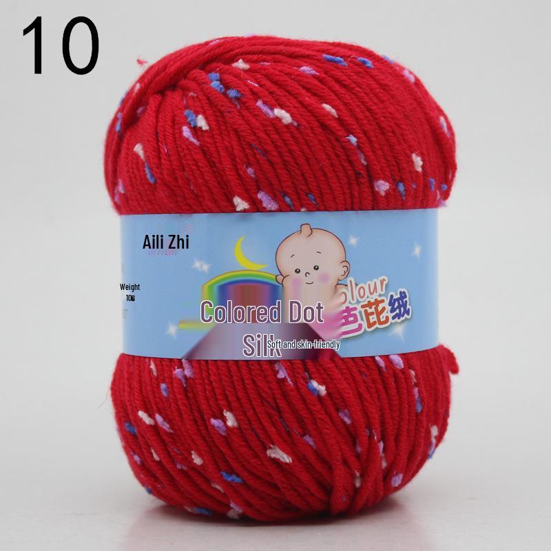 Velvet Milk Cotton Yarn Ball for Infant Sweaters & Crochet Shoes DIY Kit