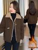 Women's Corduroy Petite Loose Warm Jacket - 2024 Autumn/Winter Collection