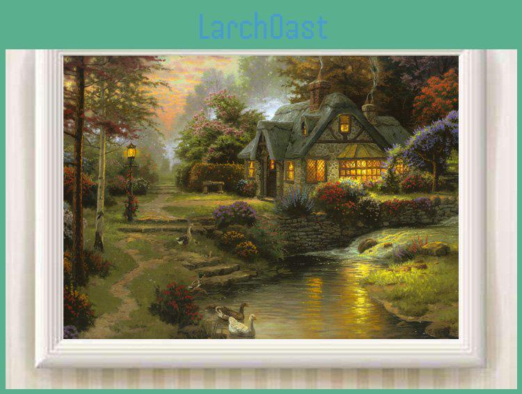 Premium Quality Landscape Art Oil Painting Print On Canvas For Modern Home Decor