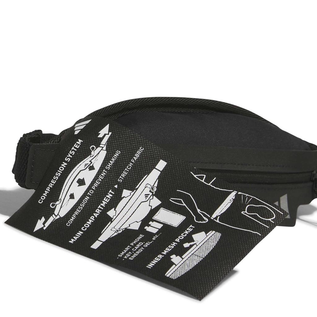 Adidas JRY97 Running Belt Waist Black Bag, (IT2042)