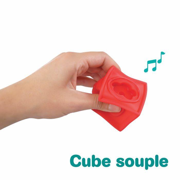 Cube d'éveil - LUDI - 30070 - 5 cubes souples - Jouet éducatif - 100% PVC