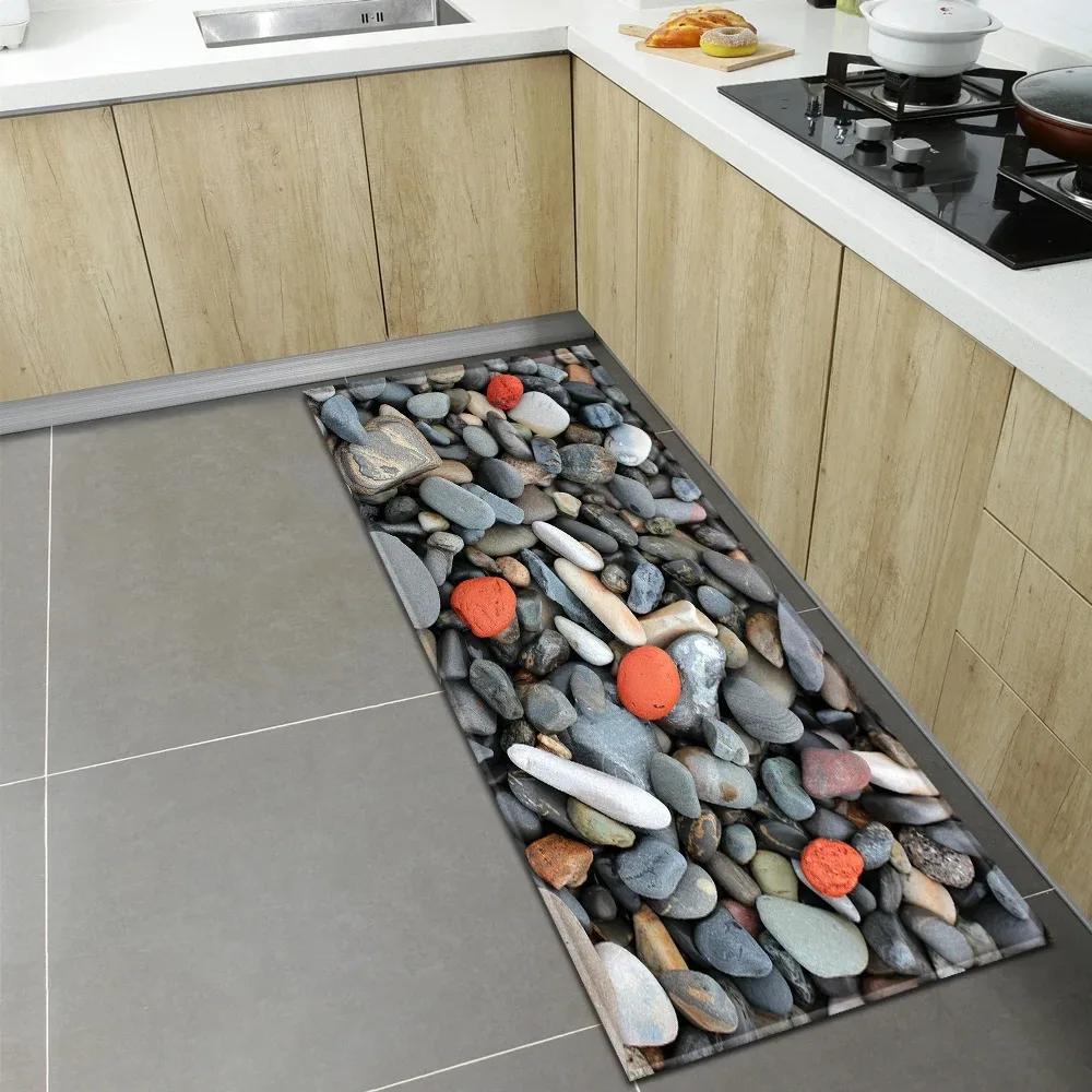 

Pebble Pattern Home Kitchen Floor Mat Door Front Decoration Floor Mat 40x60cm