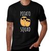 Potato Squad Camiseta Engraçada de Batata Tamanho Grande Camiseta Simples