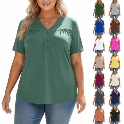 Women's Fashionable Short Sleeve Elegant Commuting And Casual Top